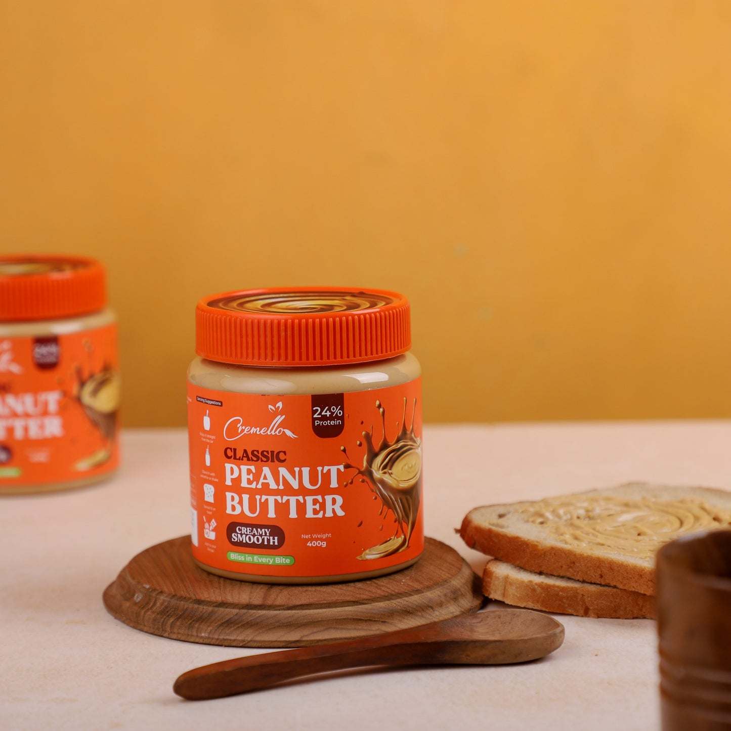 Cremello Classic Peanut Butter - Creamy Smooth