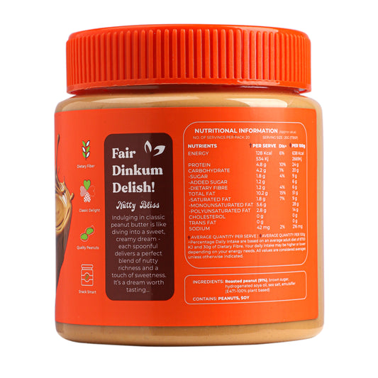 Cremello Classic Peanut Butter - Creamy Smooth