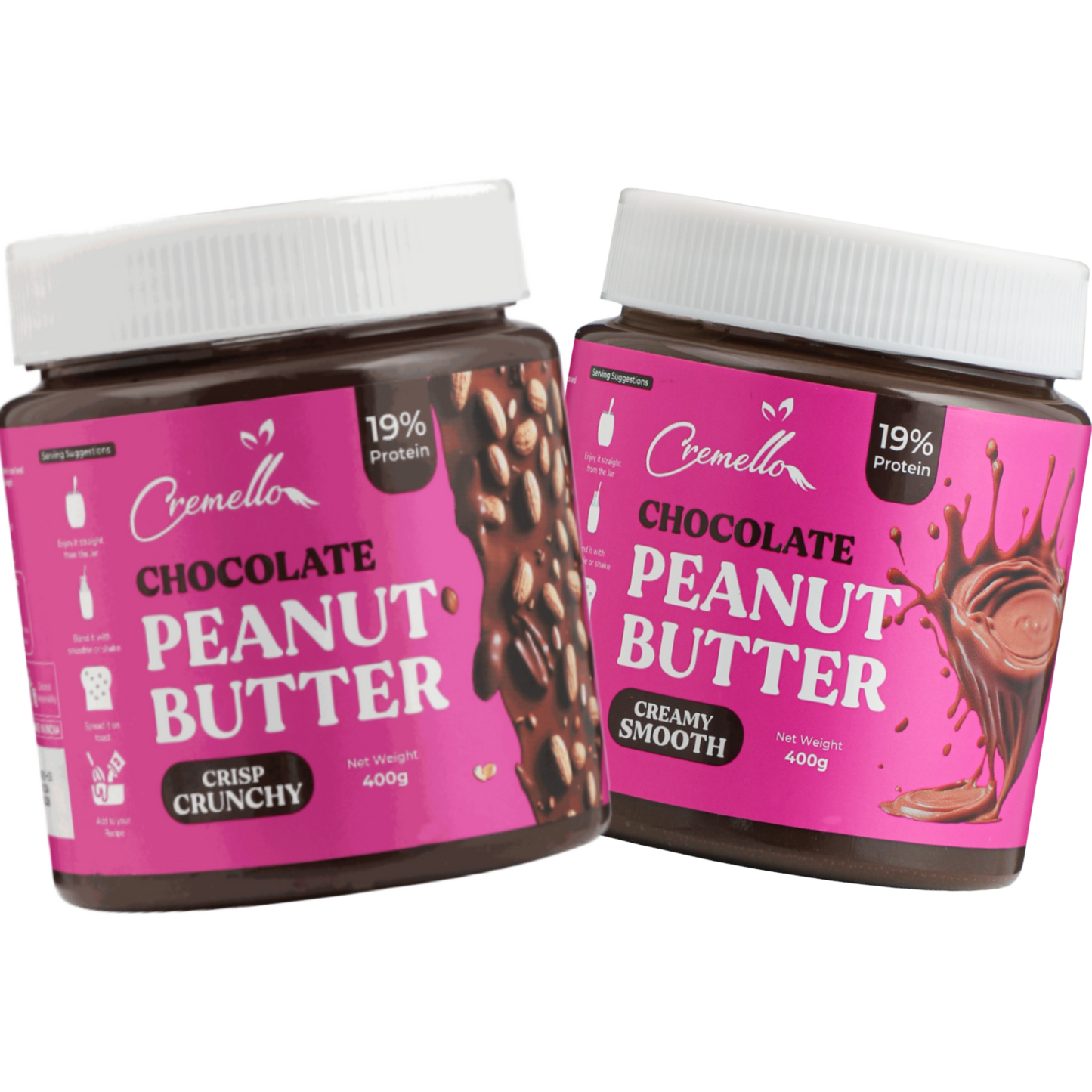 Cremello Chocolate Peanut Butter Combo