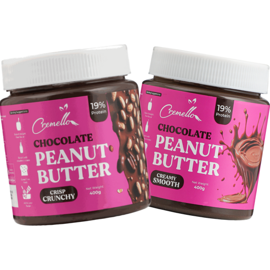 Cremello Chocolate Peanut Butter Combo
